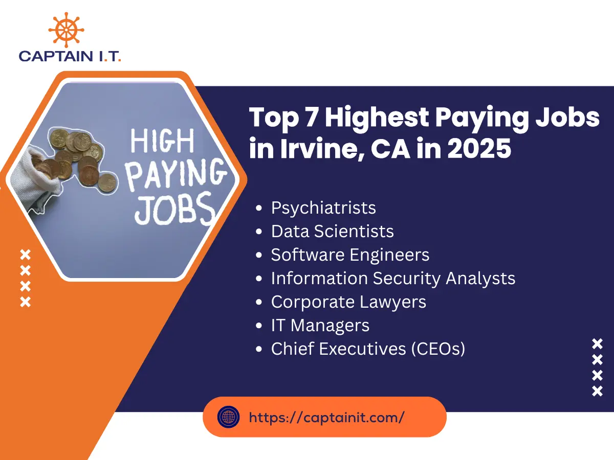 highest paying jobs in irvine