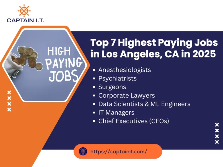 top 7 highest paying jobs in los angeles in 2025